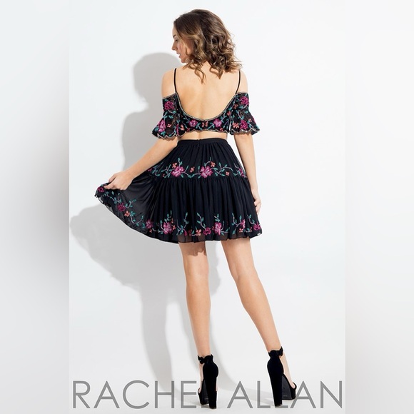 🌟2x Host Pick🌟Black Rachel Allan Two Piece Set - Picture 2 of 12